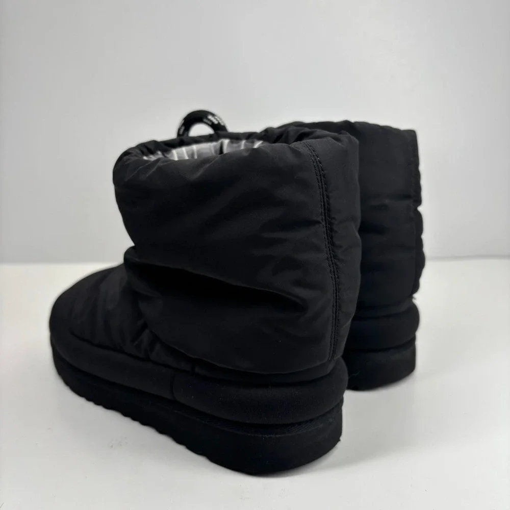 UGG Classic Maxi Short Kids' US‎ Size 1 Black Puffer Winter Snow Boots 1130773K